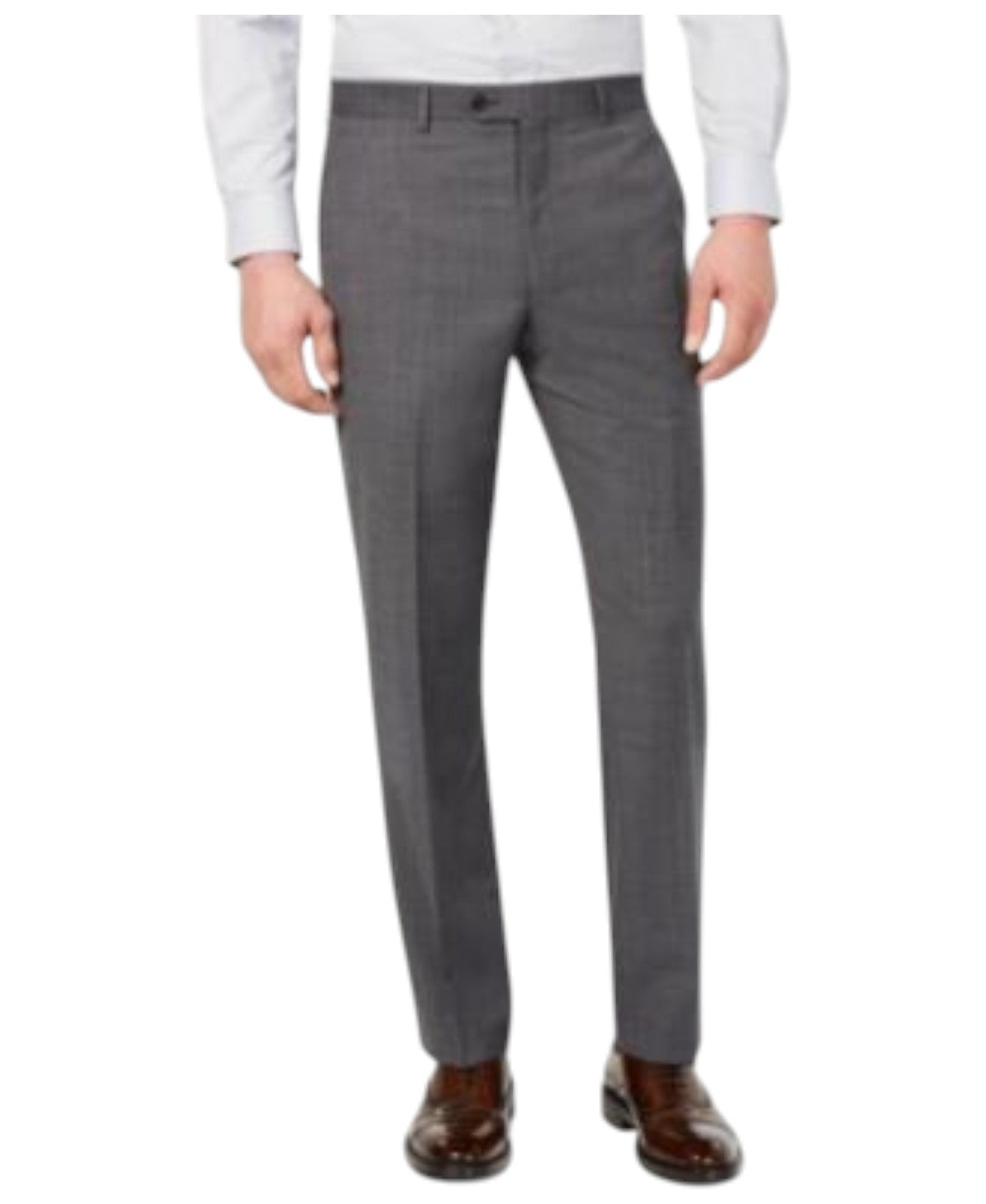 Lauren Ralph Lauren Mens Classic fit Dress Pants 38 / 34 Grey Solid Stretch