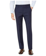 Lauren Ralph Lauren Mens Classic fit Dress Pants 38 / 32 Navy Blue Plaid Stretch