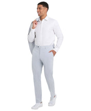Tommy Hilfiger Mens Modern fit Dress Pants 31 / 30 Light Blue Striped