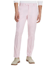 Tommy Hilfiger Mens Modern fit Dress Pants 36 / 32 Pink Solid Stretch