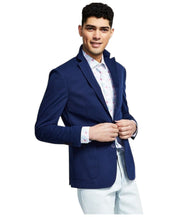 Bar Iii Mens Slim fit Sport Coat Blazer 36 R Navy Blue Solid