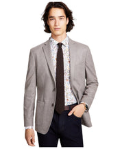 Bar Iii Mens Slim fit Sport Coat Blazer 44 S Beige Herringbone
