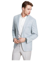 Calvin Klein Mens Slim fit Sport Coat Blazer 42 L Green Solid
