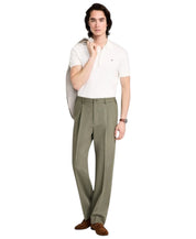 Tommy Hilfiger Mens Relaxed fit Dress Pants 40 / 30 Green Solid