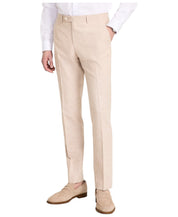 Tommy Hilfiger Mens Modern fit Dress Pants 34 / 30 Beige Solid Linen