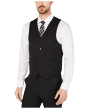 Lauren Ralph Lauren Mens Classic fit Button-Up Suit Vest Small Black Stretch