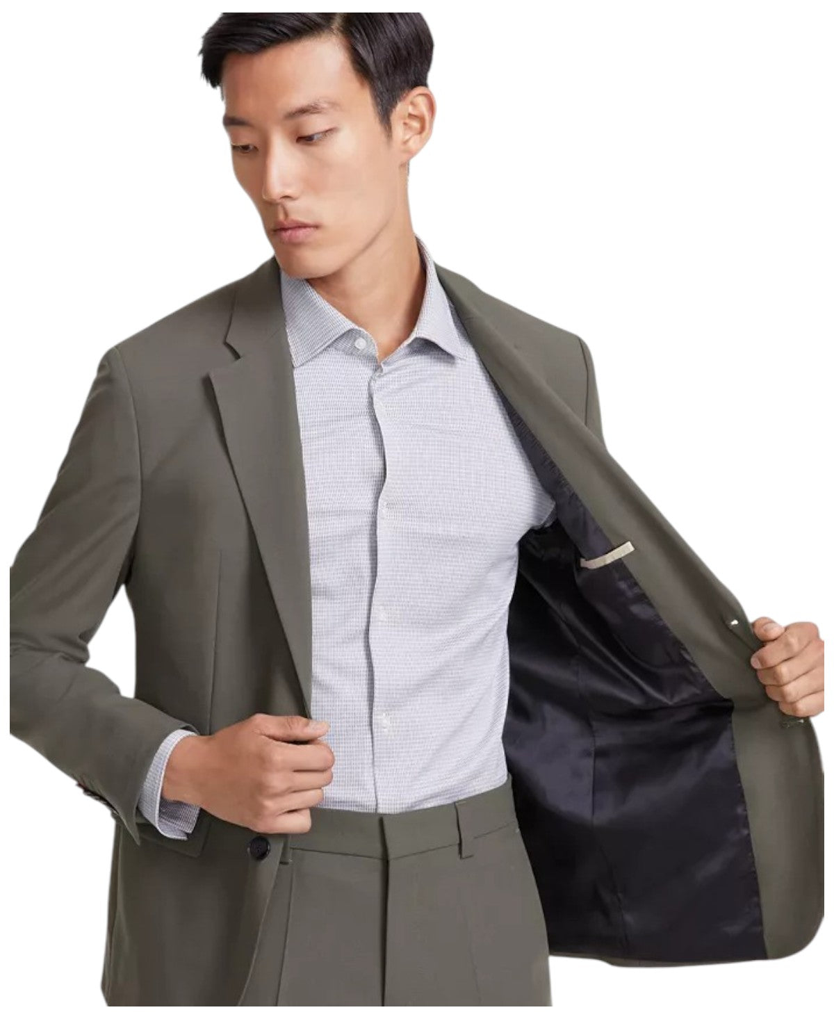 Hugo Boss Mens Modern fit Sport Coat Blazer 42 R Green Solid