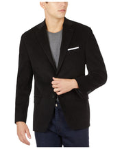 Michael Kors Mens Classic fit Corduroy Sport Coat Blazer 38 S Black Solid