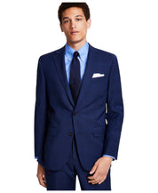 Brooks Brothers Mens Classic fit Suit Jacket Blazer 46 L Navy Blue Plaid Stretch