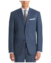Lauren Ralph Lauren Mens Classic fit Suit Jacket Blazer 43 L Blue Solid Stretch