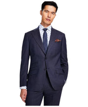 Tallia Mens Slim fit Suit Jacket Blazer 38 R Navy Blue Solid Stretch