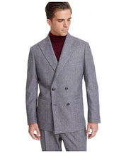 Tommy Hilfiger Mens Relaxed fit Double Breasted Suit Jacket Blazer 44 R Grey