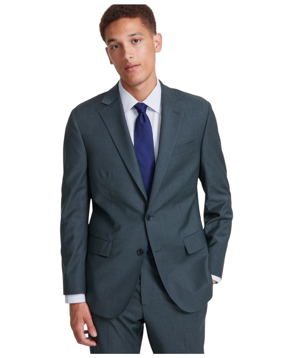 Brooks Brothers Mens Classic fit Suit Jacket Blazer 42 R Green Solid