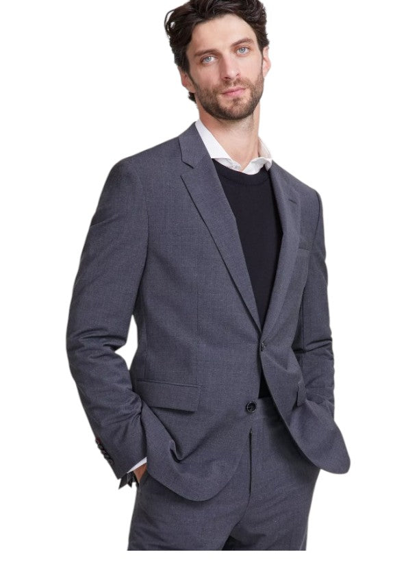 Hugo Boss Mens Modern fit Dress Pants Blazer 42 L Grey Solid