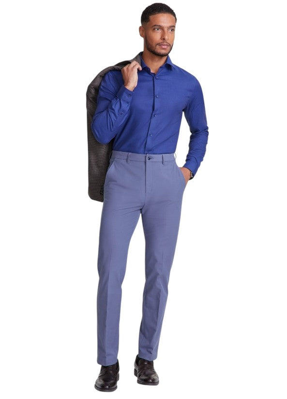 Michael Kors Mens Classic fit Dress Pants 42 / 32 Powder Blue Solid