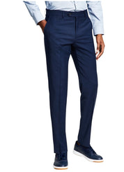 Tommy Hilfiger Mens Modern fit Dress Pants 32 / 32 Navy Blue Solid Stretch