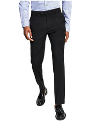 Tommy Hilfiger Mens Modern fit Dress Pants 34 / 30 Black Solid Stretch