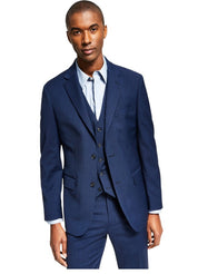 Tommy Hilfiger Mens Modern fit Suit Jacket Blazer 38 R Navy Blue Solid Stretch