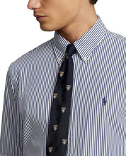 Polo Ralph Lauren Cotton Blend Poplin Check Slim Fit Button Down Shirt Blue XL