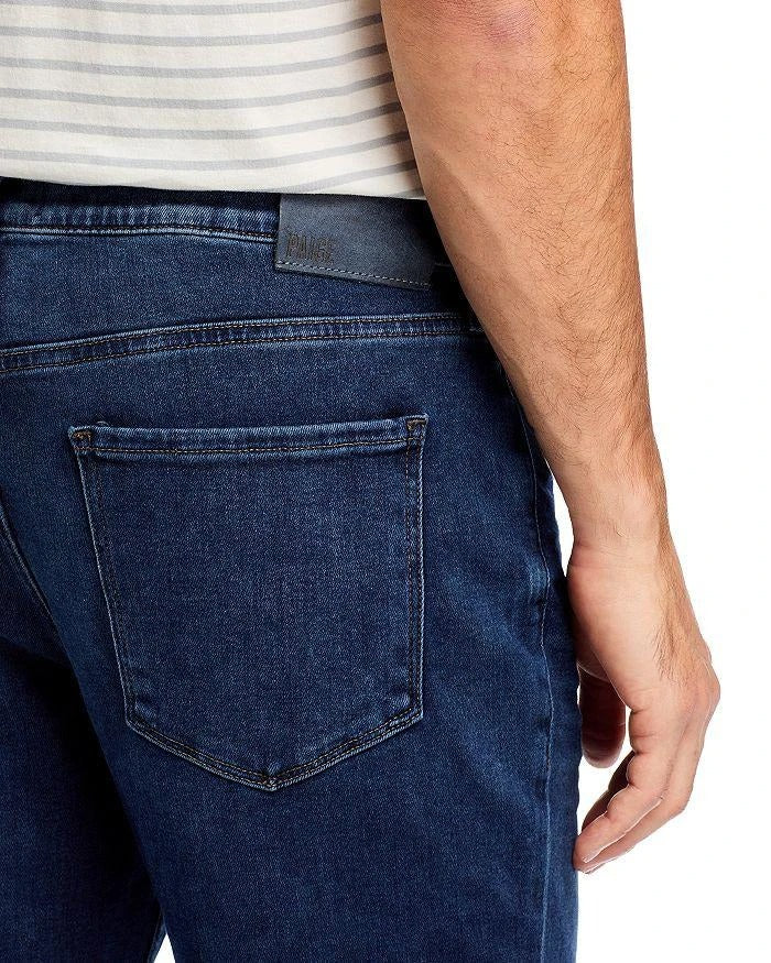 Paige Mens Doheny Relaxed fit Denim Jeans 32  Blue Solid