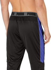 Puma Slim Fit Speed Mens Running Fitness Athletic Pants Large Black / Purple