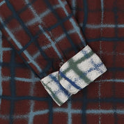 Ps Paul Smith Mens Regular fit Long Sleeve Button-Up Shirt Large Red Check