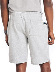 Nautica Mens Classic Fit Fleece Casual Shorts Grey Heather Small