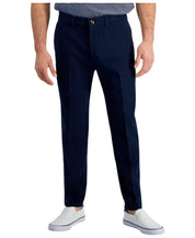 Kenneth Cole Mens Slim fit Dress Pants 33 / 32 Navy Blue Solid