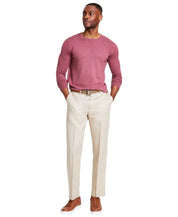 Nautica Mens Modern fit Dress Pants 34 / 30 Beige Solid Linen