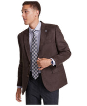 Nautica Men's Modern-Fit Faux-Suede Sport Coat Blazer 40 R Brown