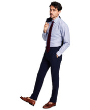 Brooks Brothers Mens Classic fit Dress Pants 34 / 32 Navy Blue Solid Stretch