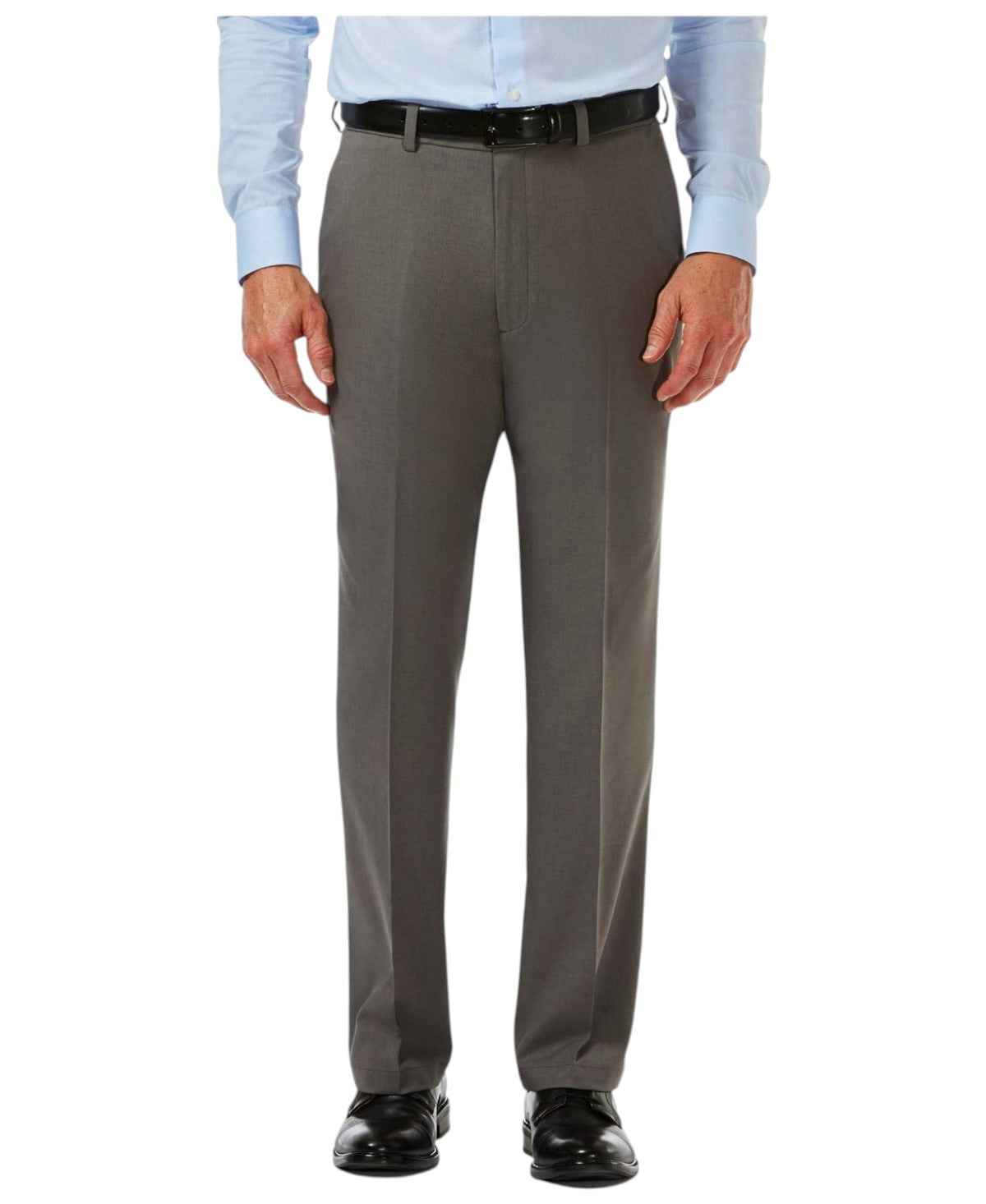 Haggar Mens Classic fit Dress Pants 44 / 32 Grey Solid