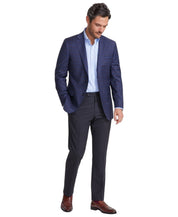 Brooks Brothers Mens Classic fit Sport Coat Blazer 46 L Navy Blue Plaid