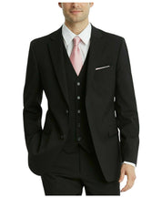 Tommy Hilfiger Mens Modern fit 2 Piece Blazer 44 R Black Solid Stretch