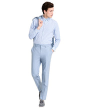 Hugo Boss Mens Modern fit Dress Pants 34 / 32 Light Blue Solid Stretch