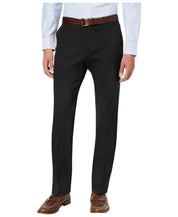 Tommy Hilfiger Mens Modern fit Dress Pants 40 / 30 Black Solid Stretch