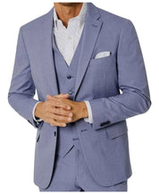 Tommy Hilfiger Mens Modern fit Suit Jacket Blazer 38 L Blue Solid Stretch