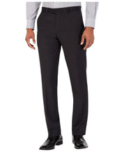 Perry Ellis Mens Slim fit Dress Pants 30 / 29 Black Solid Stretch