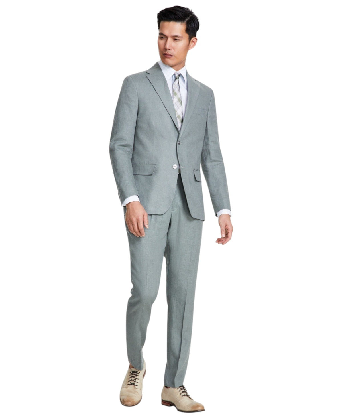 Tommy Hilfiger Mens Modern fit Sport Coat Blazer 46 S Sage Green Solid Stretch