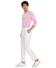Tommy Hilfiger Mens Modern fit Dress Pants 42 / 30 White Solid Stretch Linen