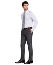 Tommy Hilfiger Mens Modern fit Dress Pants 32 / 30 Dark Grey Plaid Stretch
