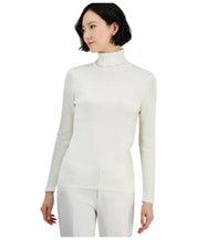 Anne Klein Womens Classic fit Long Sleeve Turtleneck Sweater XL Turtleneck White
