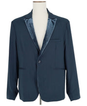 Jay Walker Mens Classic fit Sport Coat Blazer Small Blue Solid