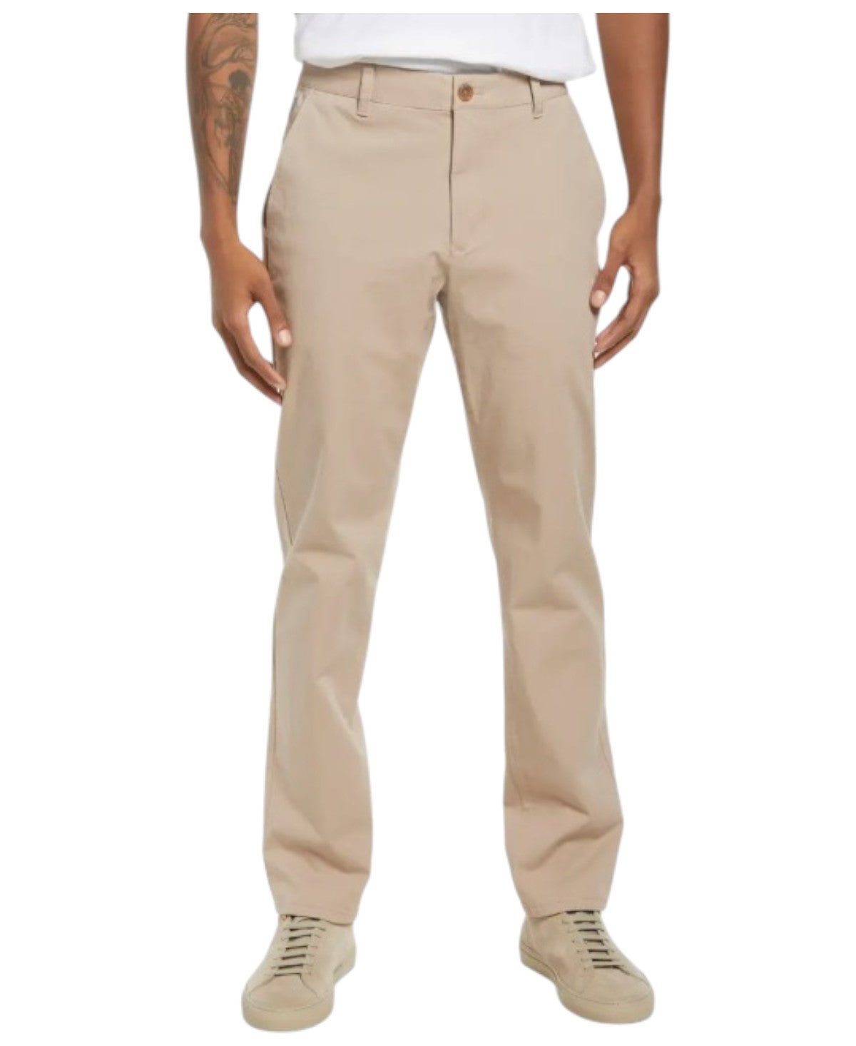 Bonobos Mens Slim fit Chinos Pants 38 / 32 Beige Solid