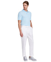 Nautica Mens Modern fit Dress Pants 34 / 34 White Solid Stretch Linen