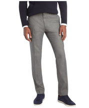 Kenneth Cole Mens Slim fit Dress Pants 33 / 30 Grey Solid Stretch