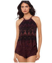 Magicsuit Women's Romper High Neck One Piece Swimsuit 12 Brown