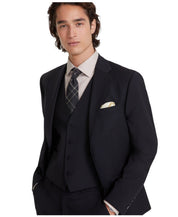 Calvin Klein Mens Slim fit Suit Jacket Blazer 42 R Black Solid Stretch