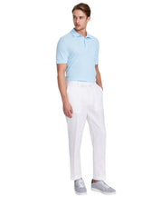Nautica Mens Modern fit Dress Pants 33 / 32 White Solid Stretch Linen