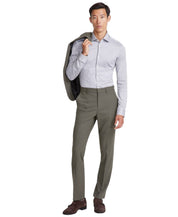 Hugo Boss Mens Modern fit Dress Pants 34 / 32 Green Solid Stretch